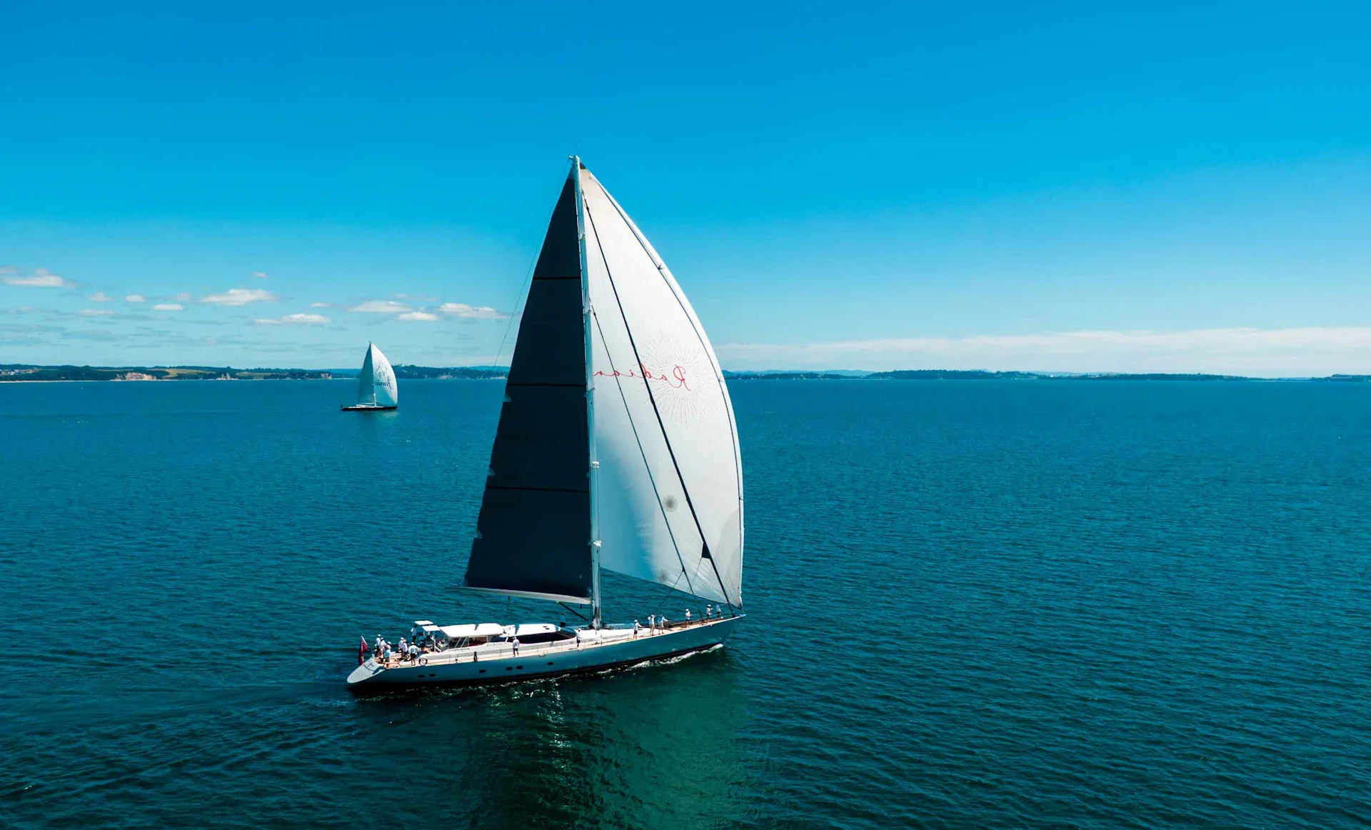 Radiance: Spinnaker and mainsail