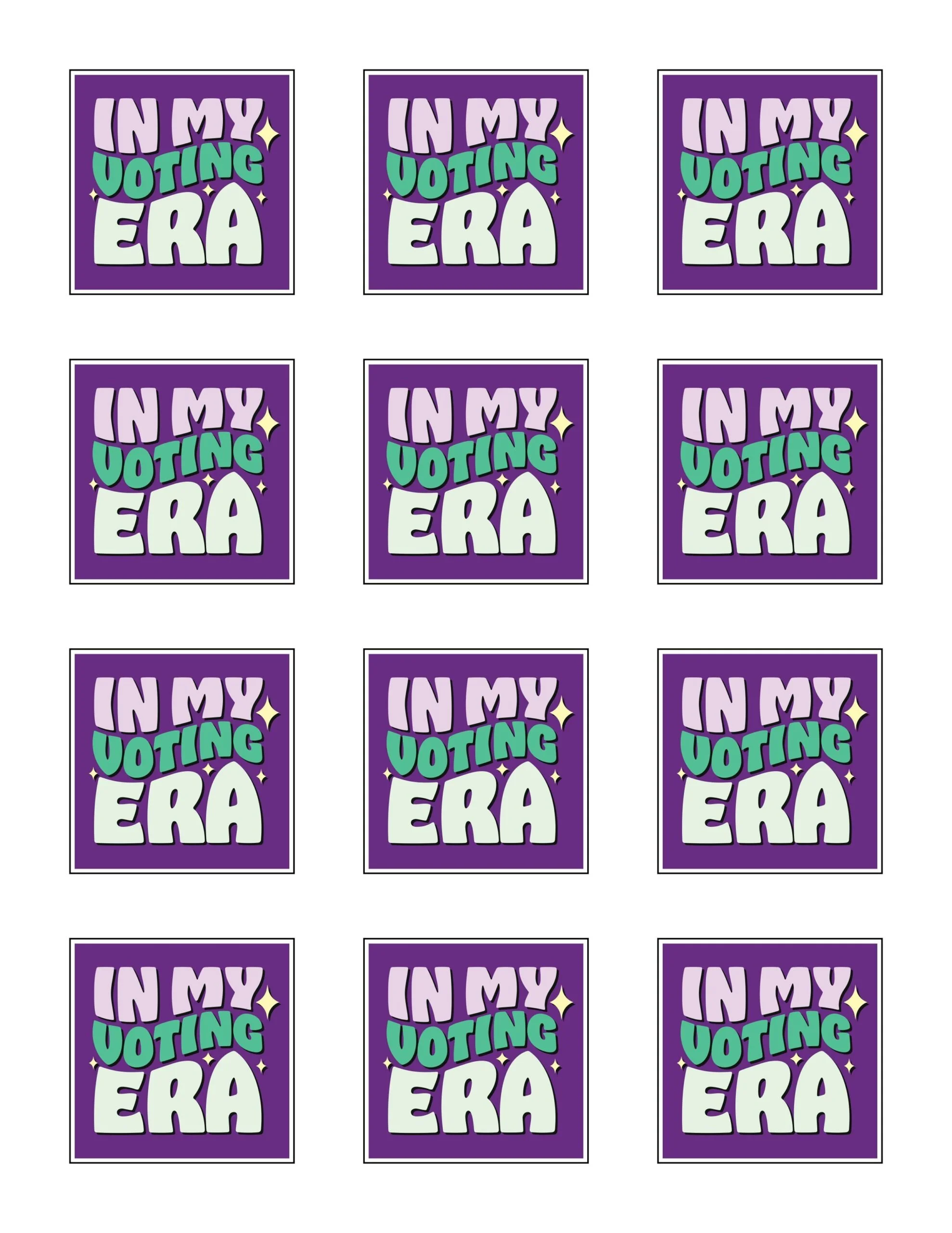 In My Voting Era Stickers