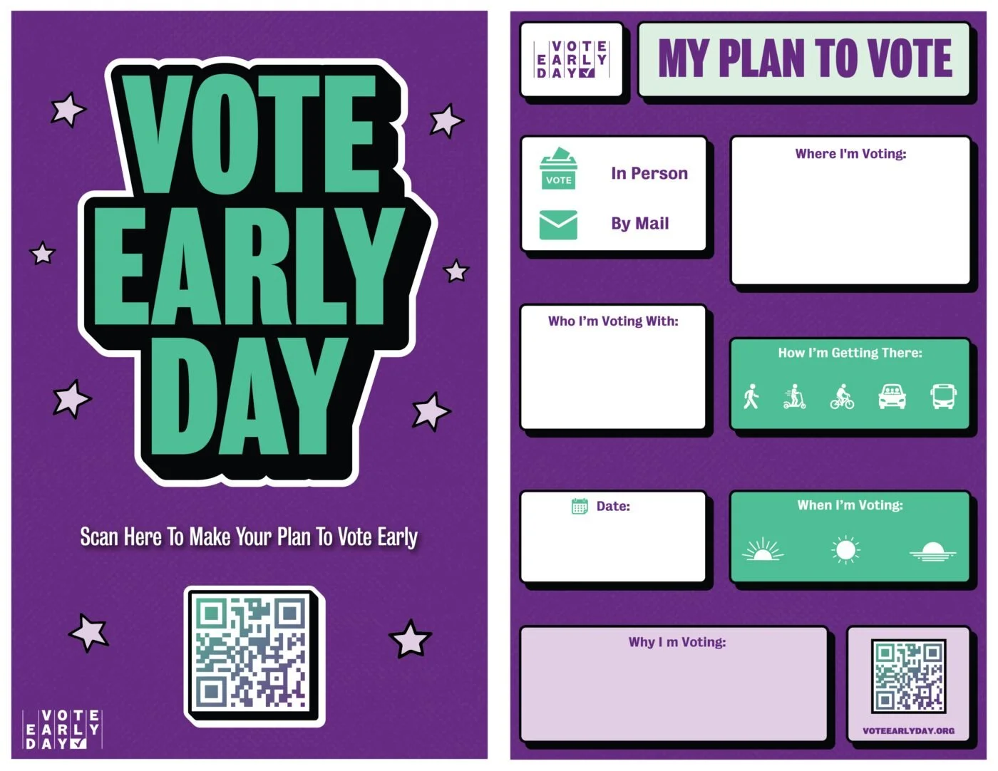 Plan to Vote Postcards