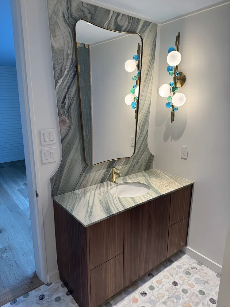 Statement vanities — project view.