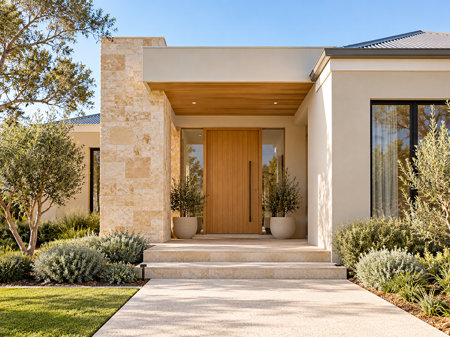 Illustrative Perth residential entrance