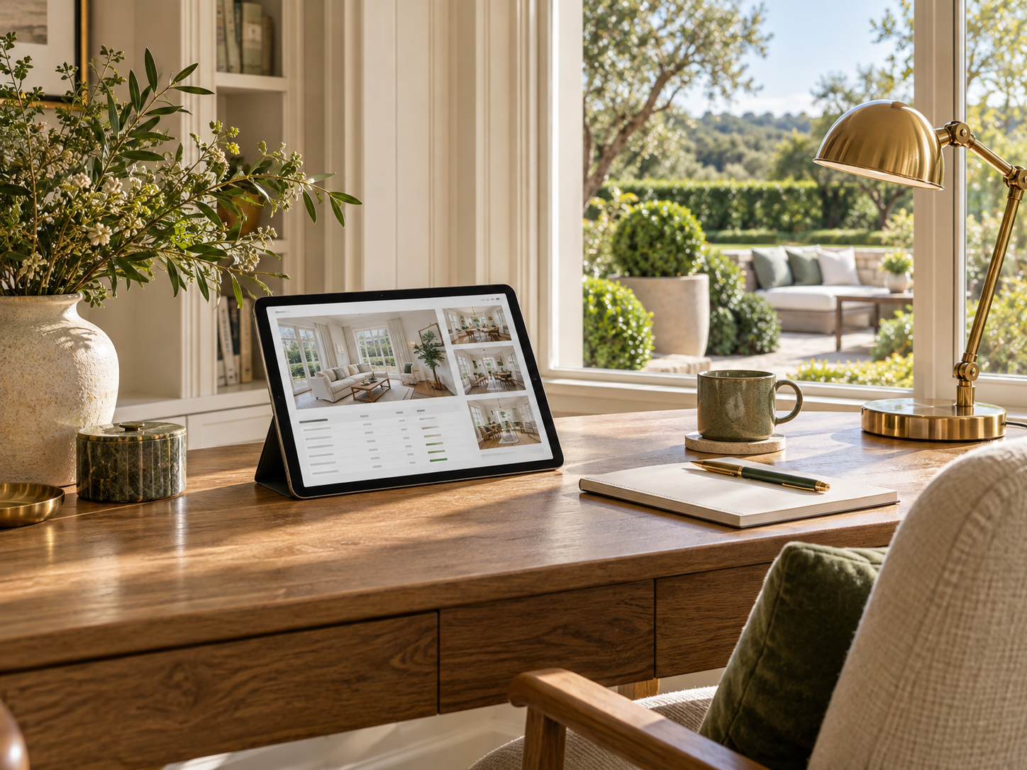 Illustrative property reporting workspace