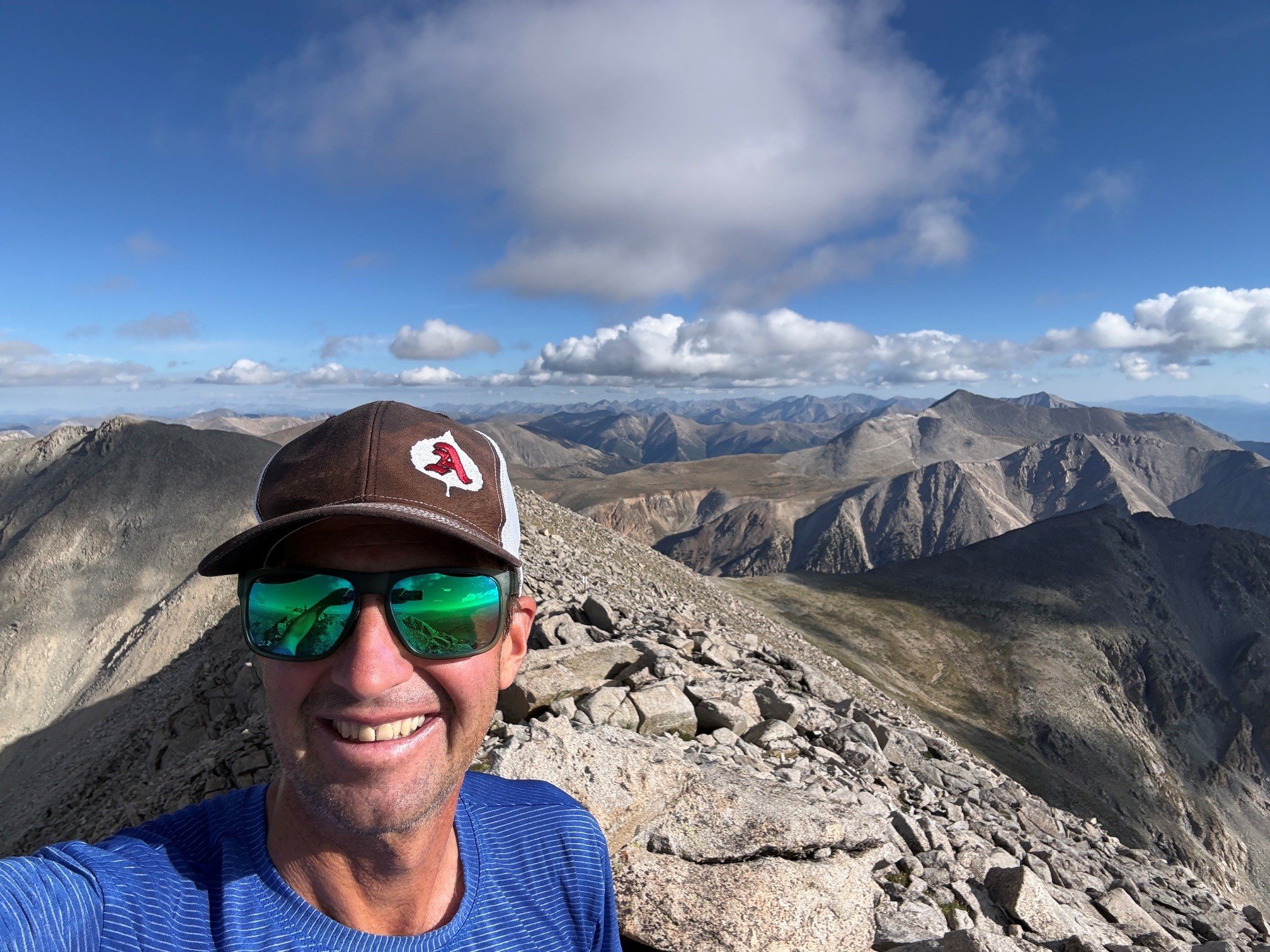 Andrew Ernemann in the Colorado mountains