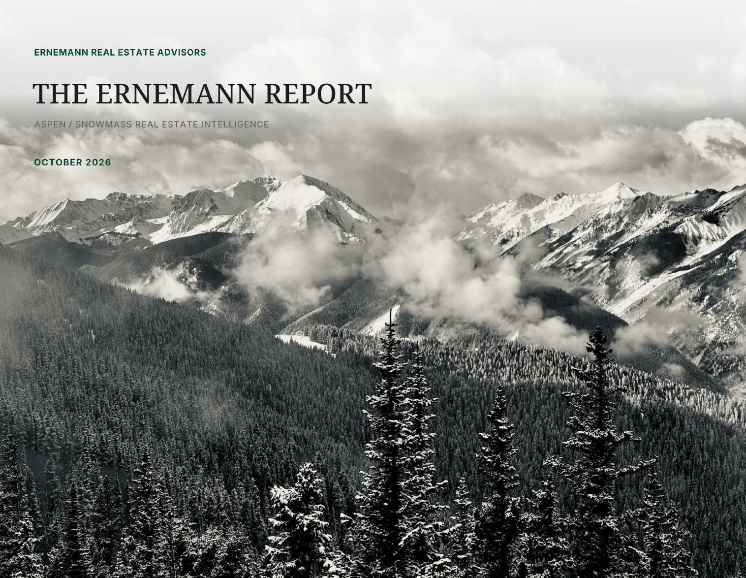 The Ernemann Report — October 2026 cover