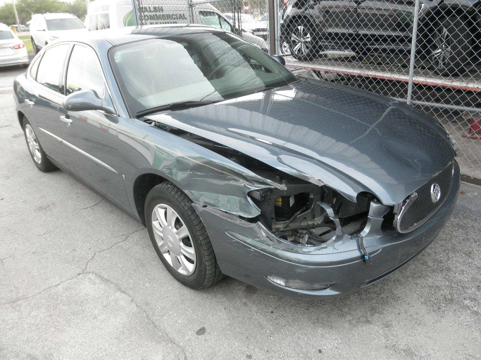 Buick before side collision repair