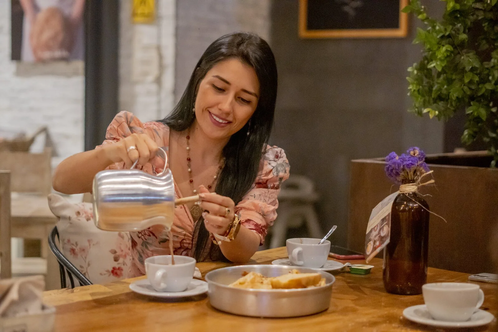 Contenido lifestyle en cafetería