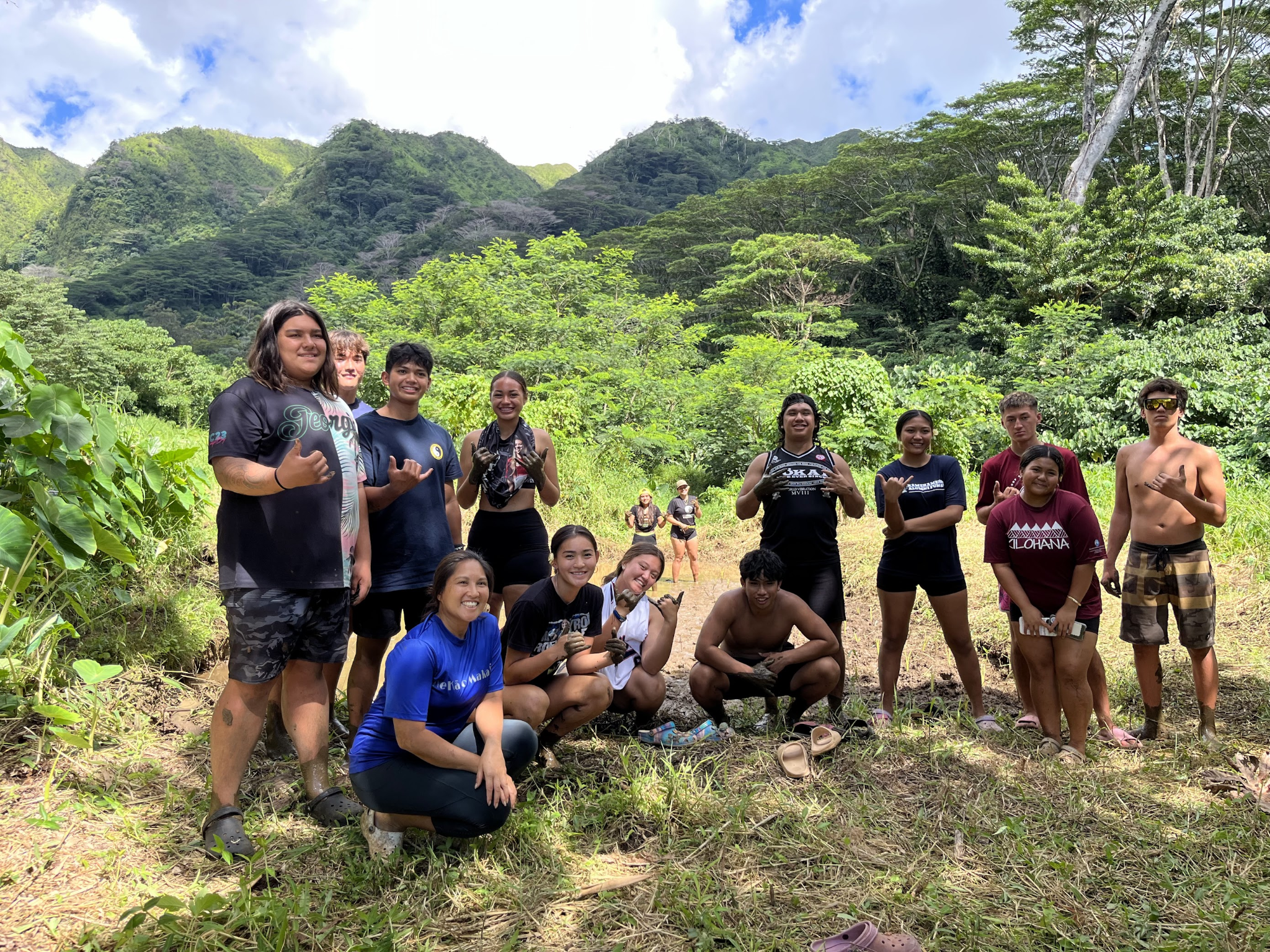Hawaiian cultural craftwork at Kumuola Foundation