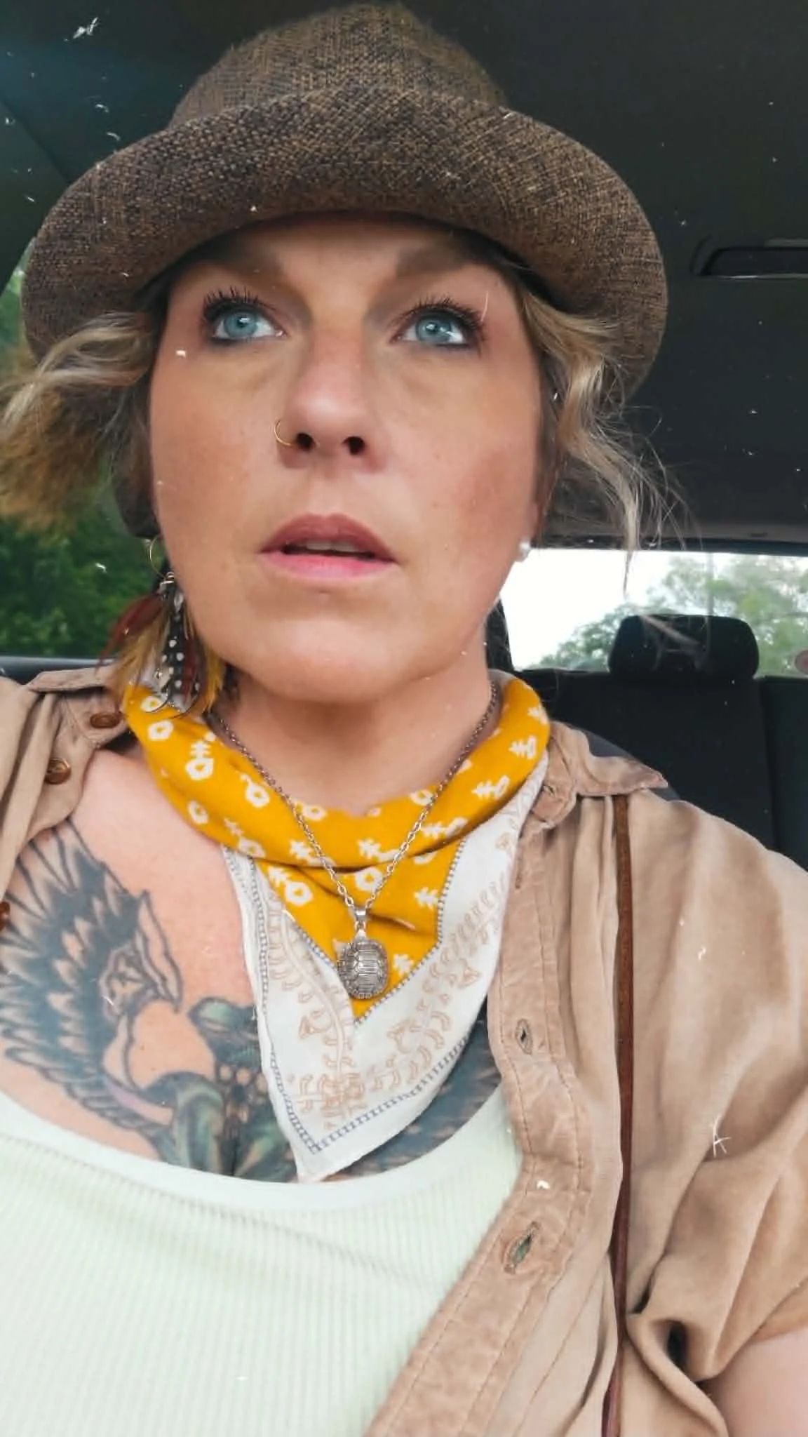 Rachel's Regalia feather earrings