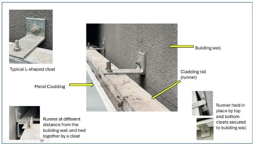 Cladding runner