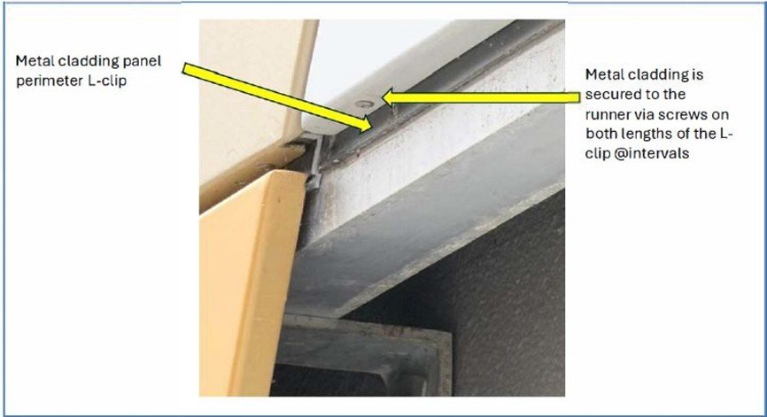 Metal cladding