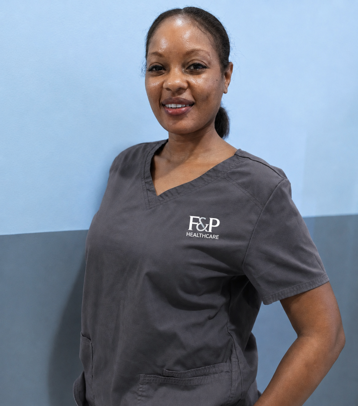 F&P Healthcare professional in uniform