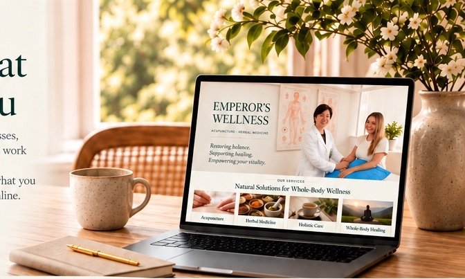 Custom website design by Walker Studio