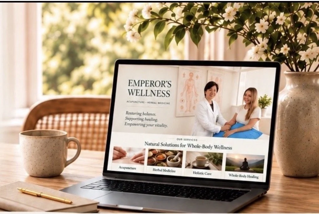 Custom website design by Walker Studio