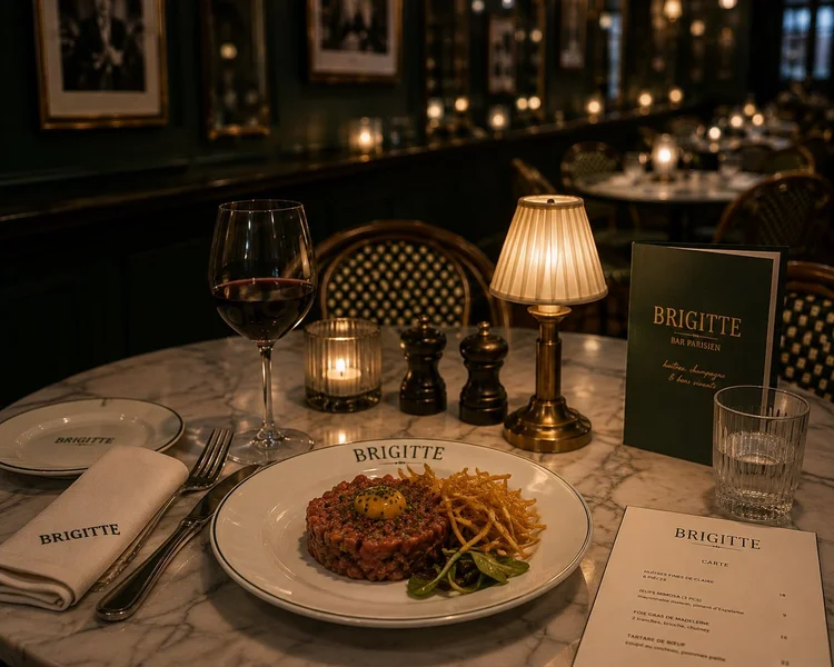 Tartare de bœuf à table