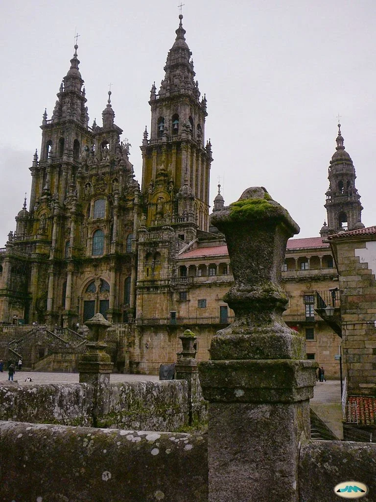 Santiago cathedral’s Obradoiro façade.