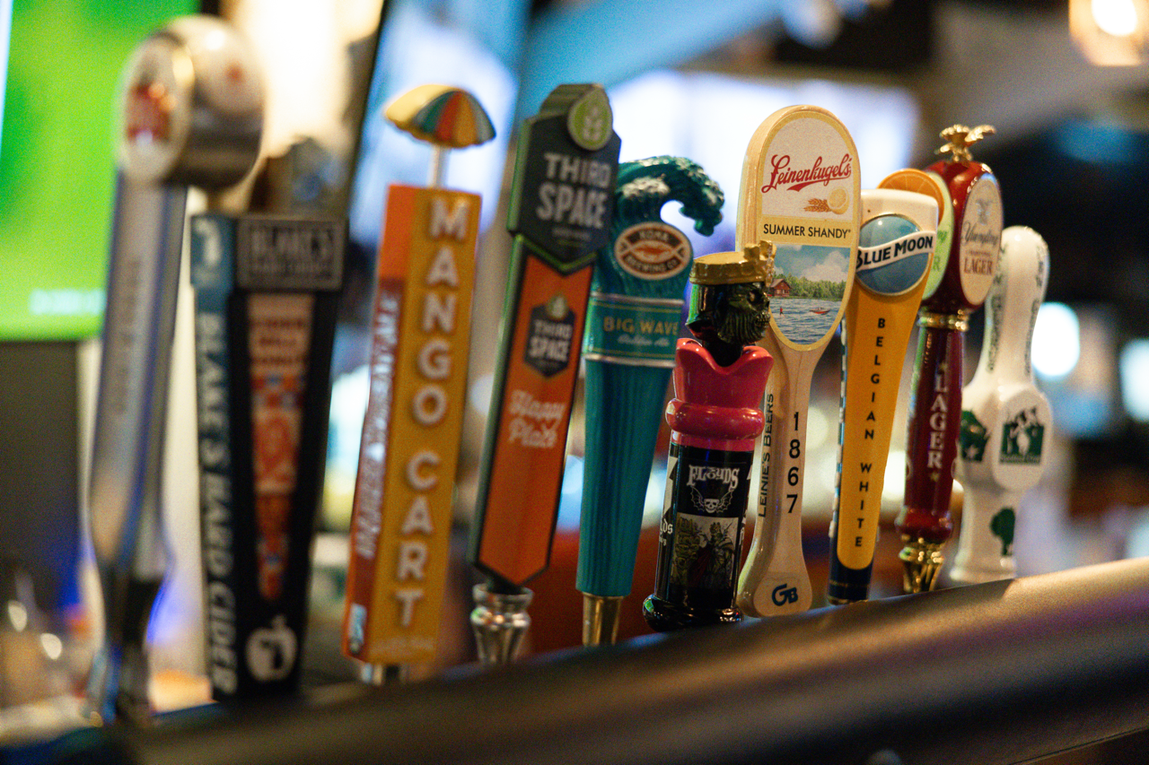 More of the twenty lines: Mango Cart, Third Space, Leinenkugel's, Blue Moon.