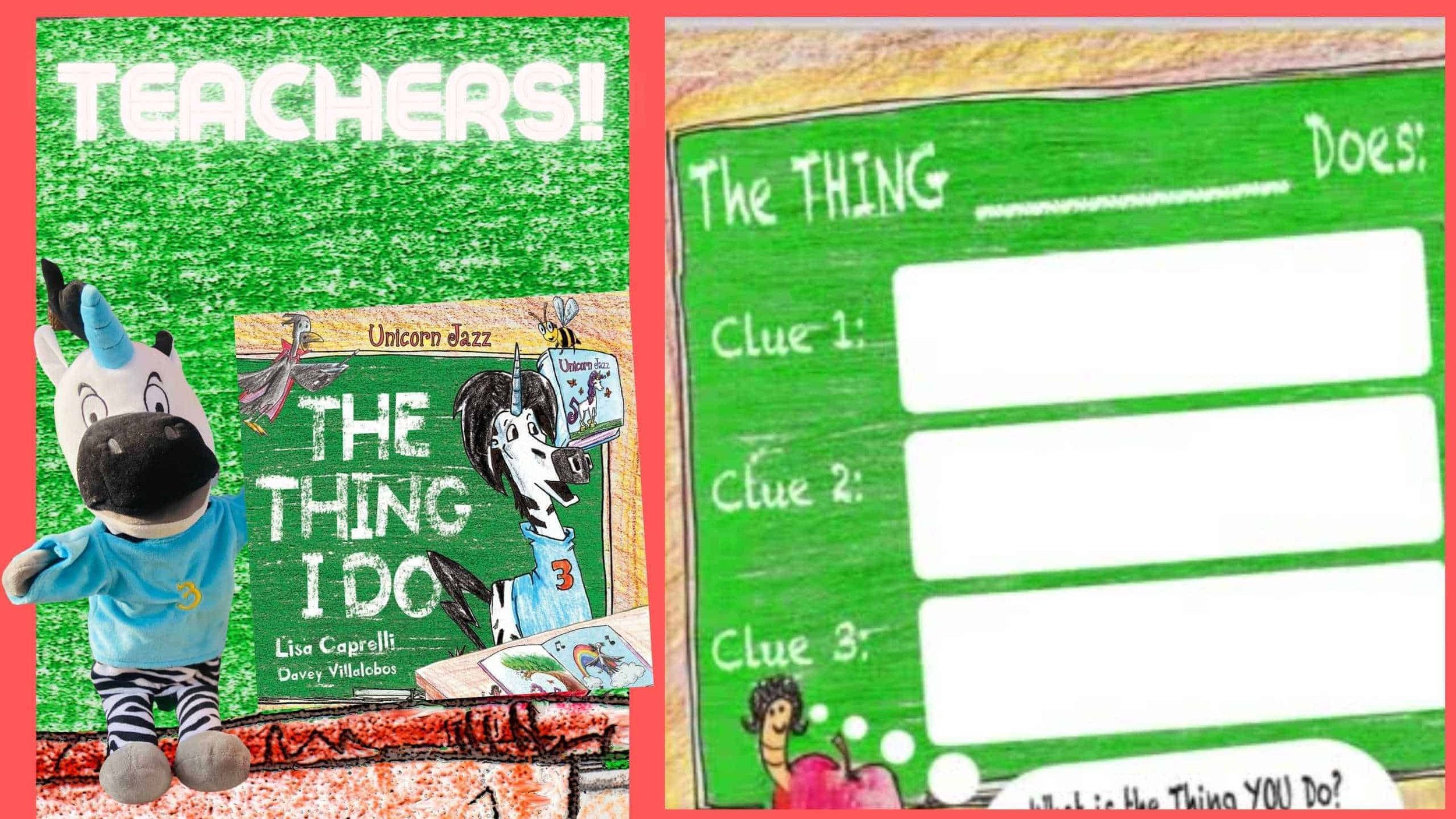 The Thing I Do Book - Music Video and Activity Sheets for Grades 1-4