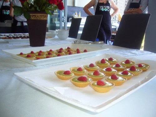 Cooking Classes Sydney - White Chocolate, Lime & Basil Tarts
