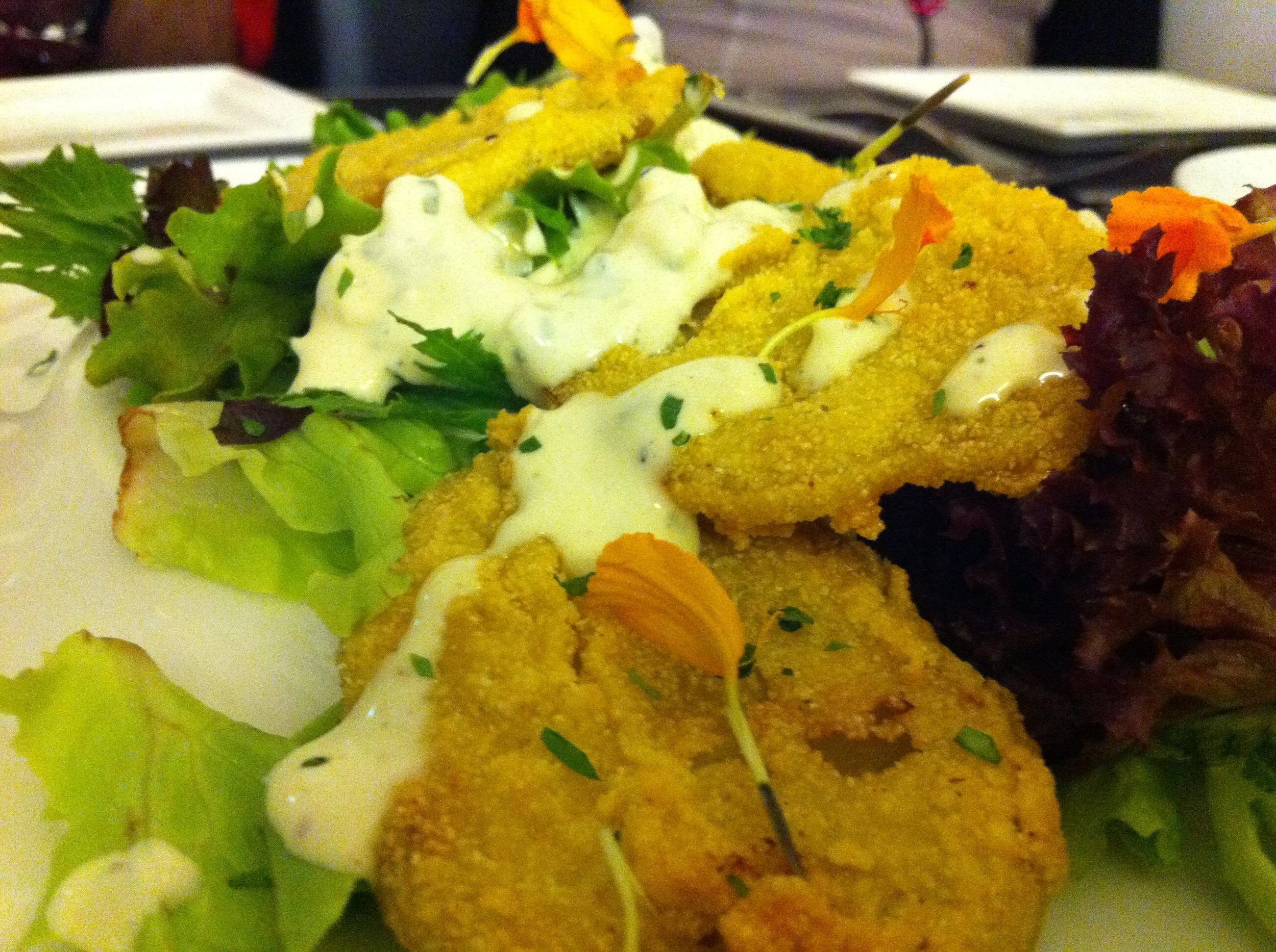 Fried Green Tomato Salad