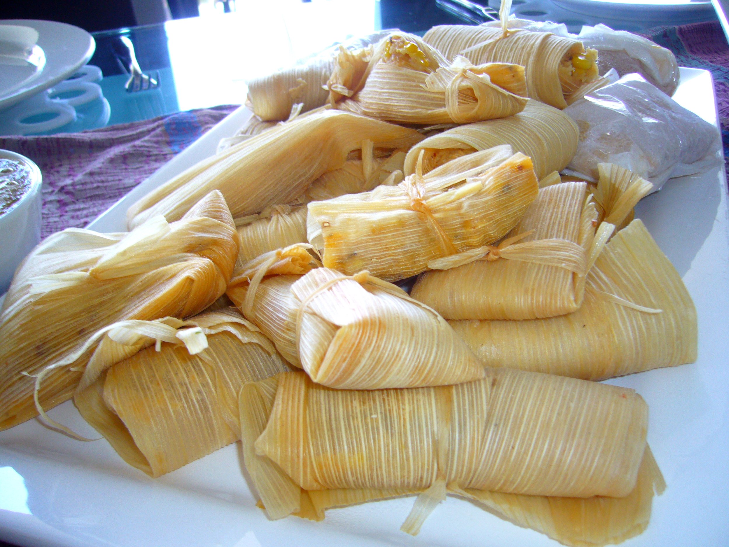 Roasted Corn Tamales - Sydney Cookery Classes - Modern Mexican