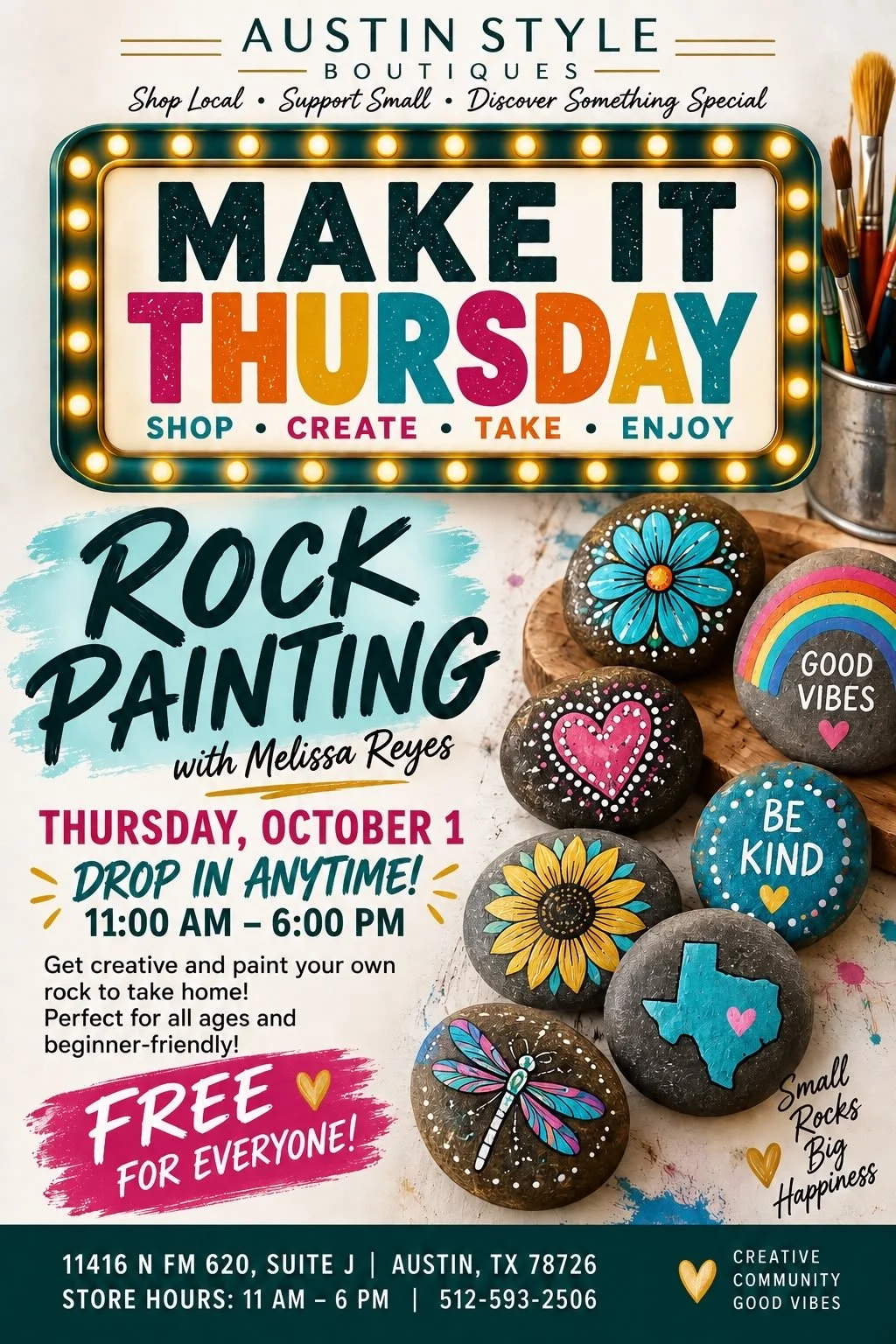 Austin Style Boutiques event flyer