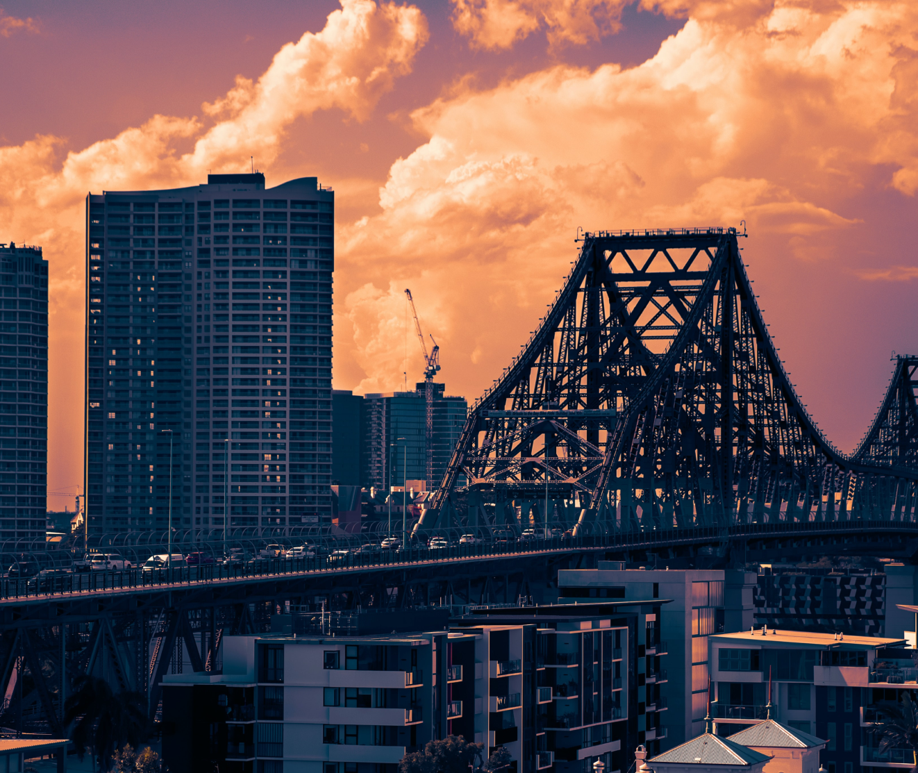 Story Bridge, Brisbane, in the afternoon