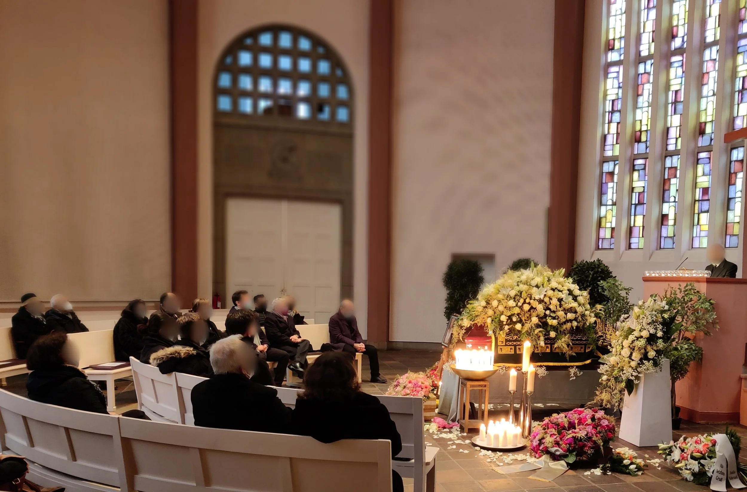 Kapelle für eine islamische Trauerfeier