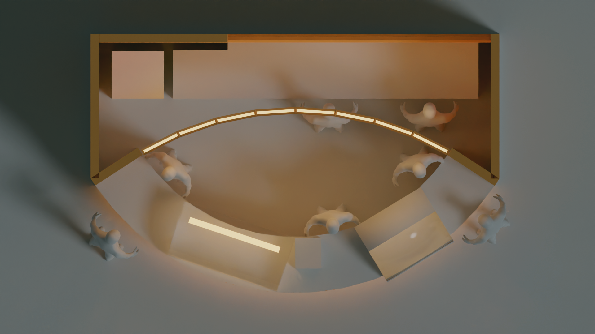 Food stand designed by CRMBZ during the Al Hosn Festival in Abu Dhabi, photographed by festival visitors
