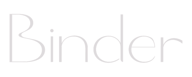 Binder wordmark, variation