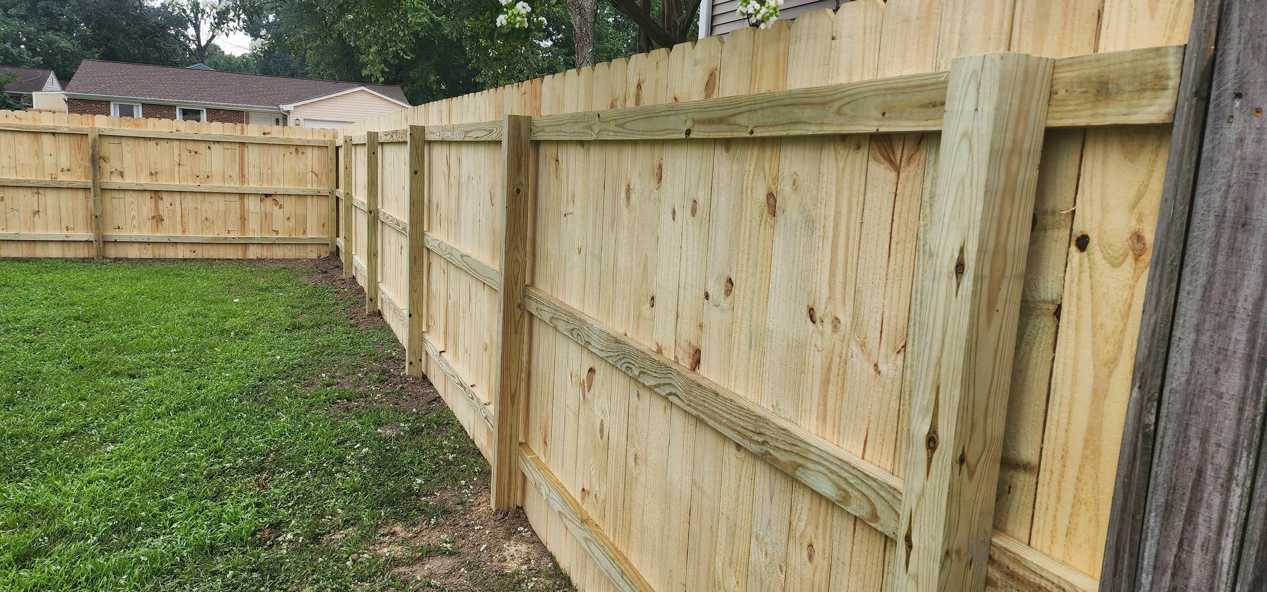 Wood Privacy Fence