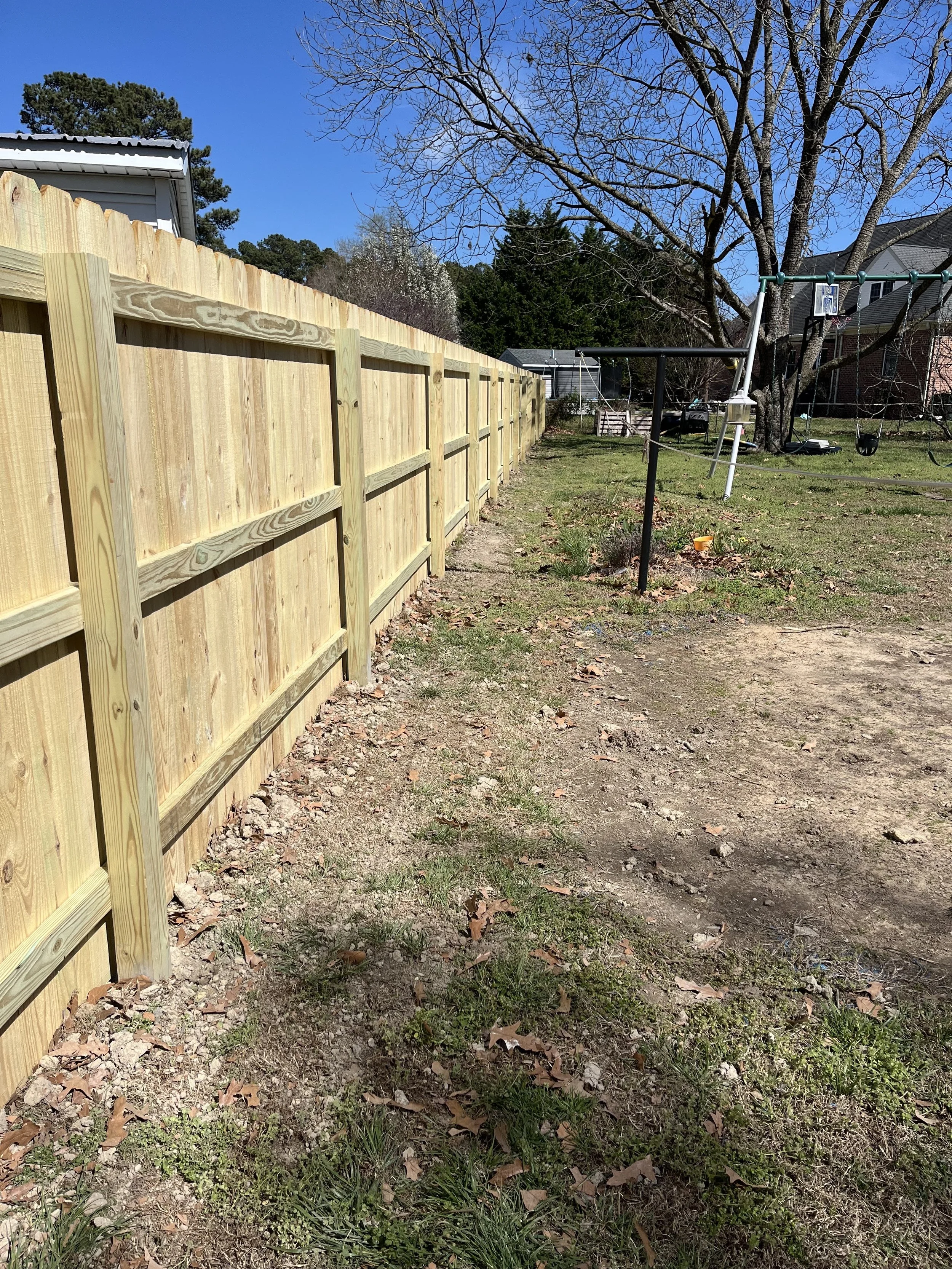 Backyard Privacy Fence
