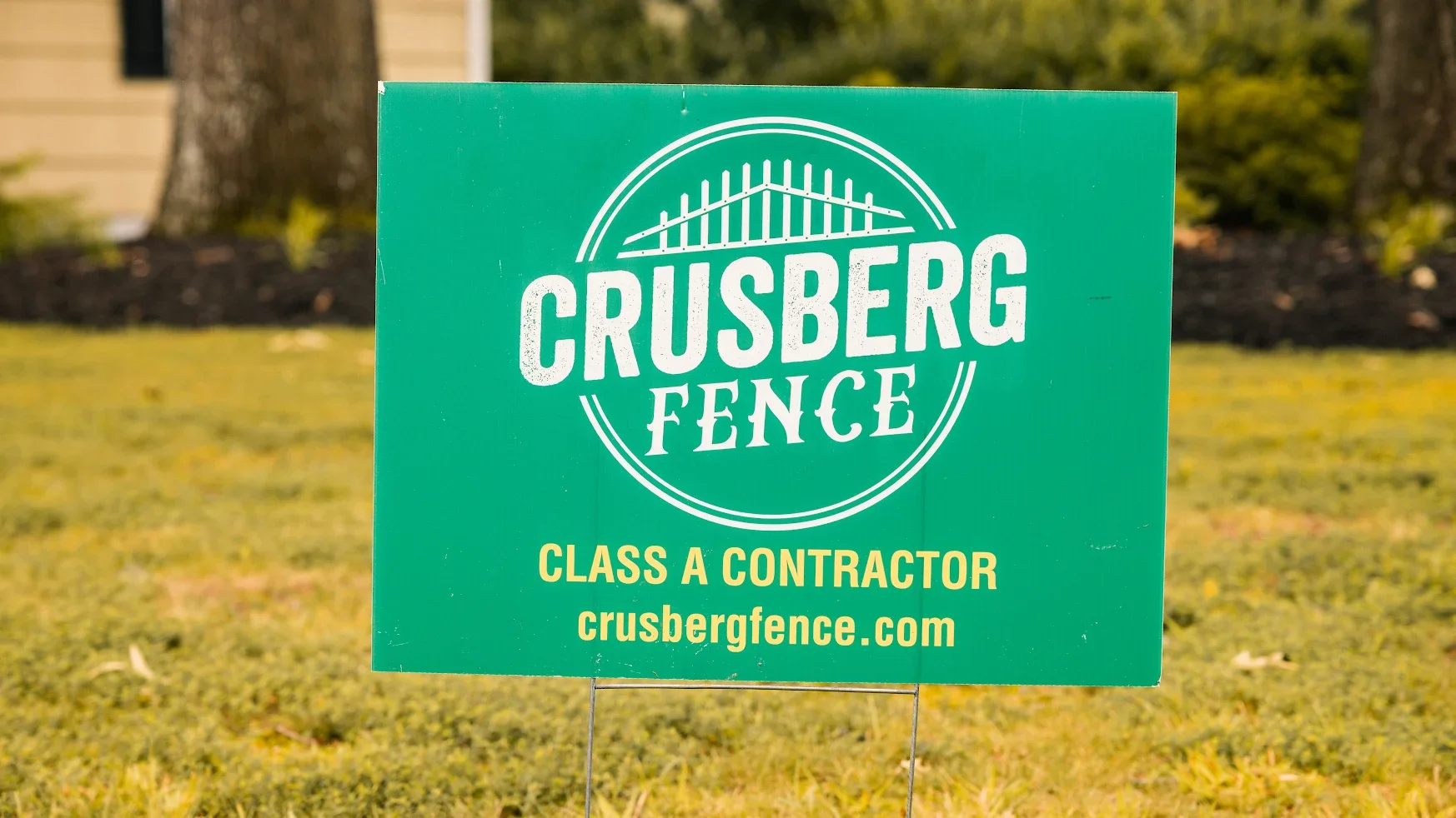 Clint and Cole Crusberg with the Crusberg Fence truck