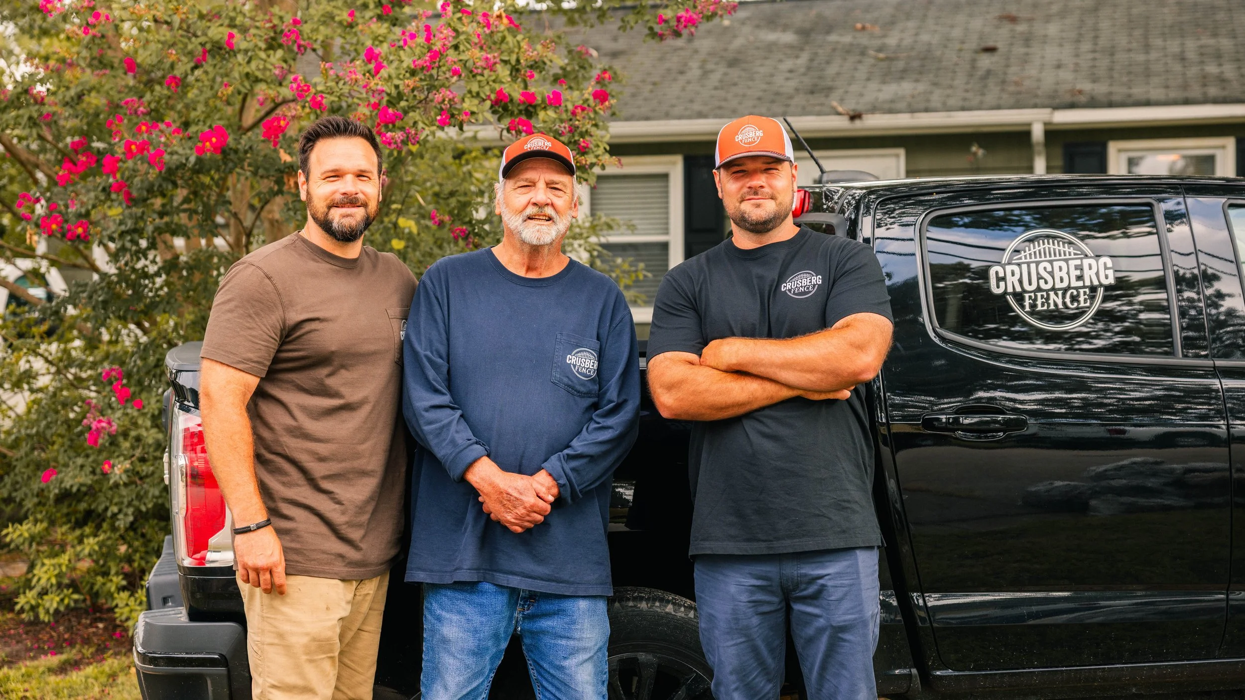 Keith, Clint, and Cole Crusberg of Crusberg Fence