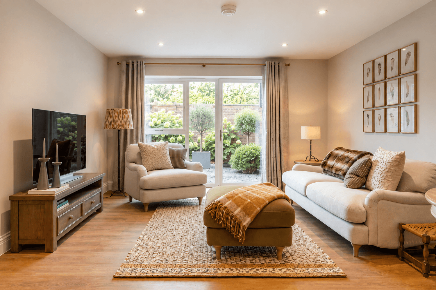 Living room in an apartment at Bower House, Henley-in-Arden