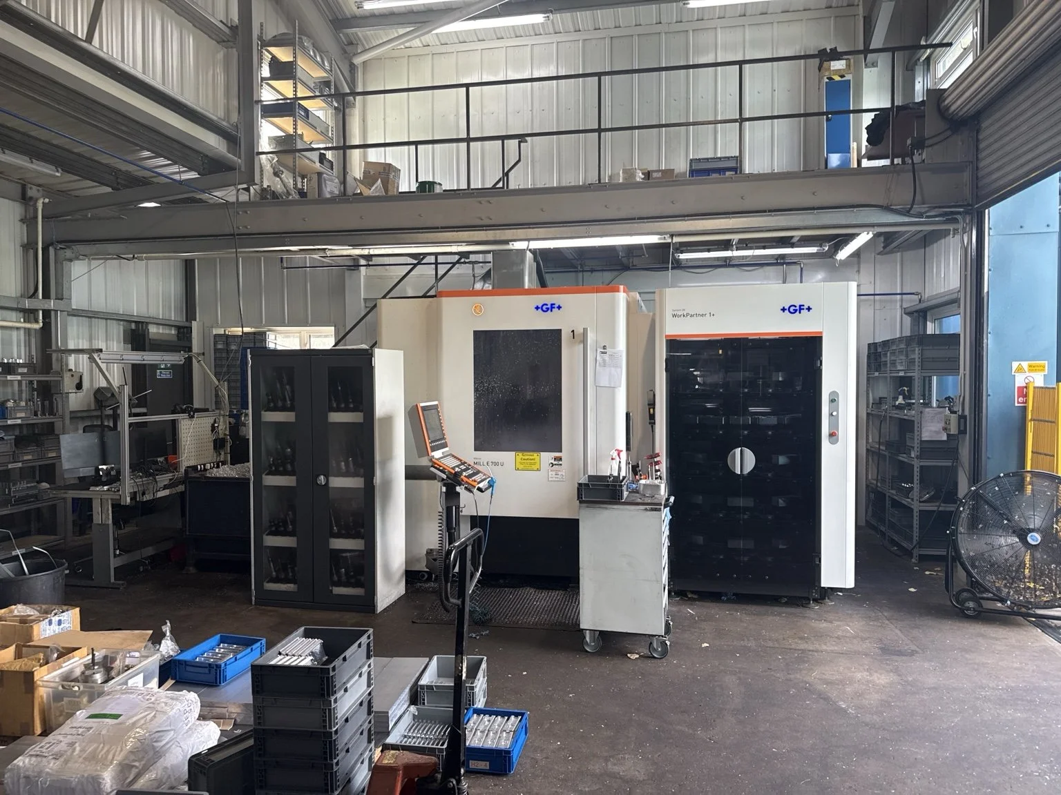 Mikron machining centres in our workshop