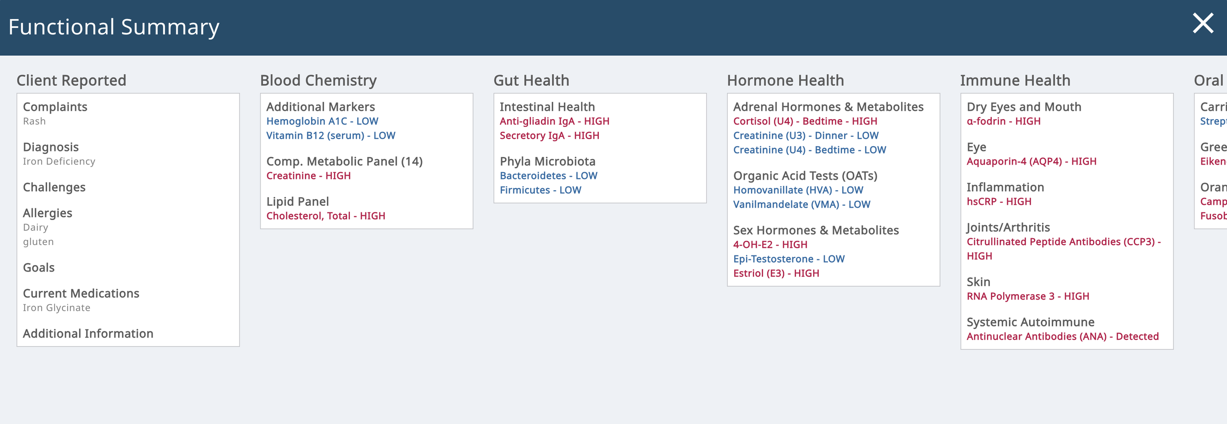 Protocols Screenshot