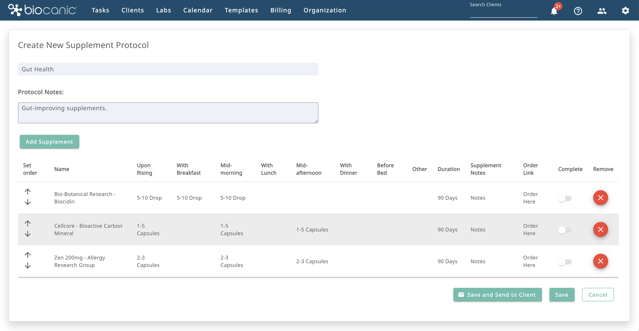 Functional Summary Screenshot