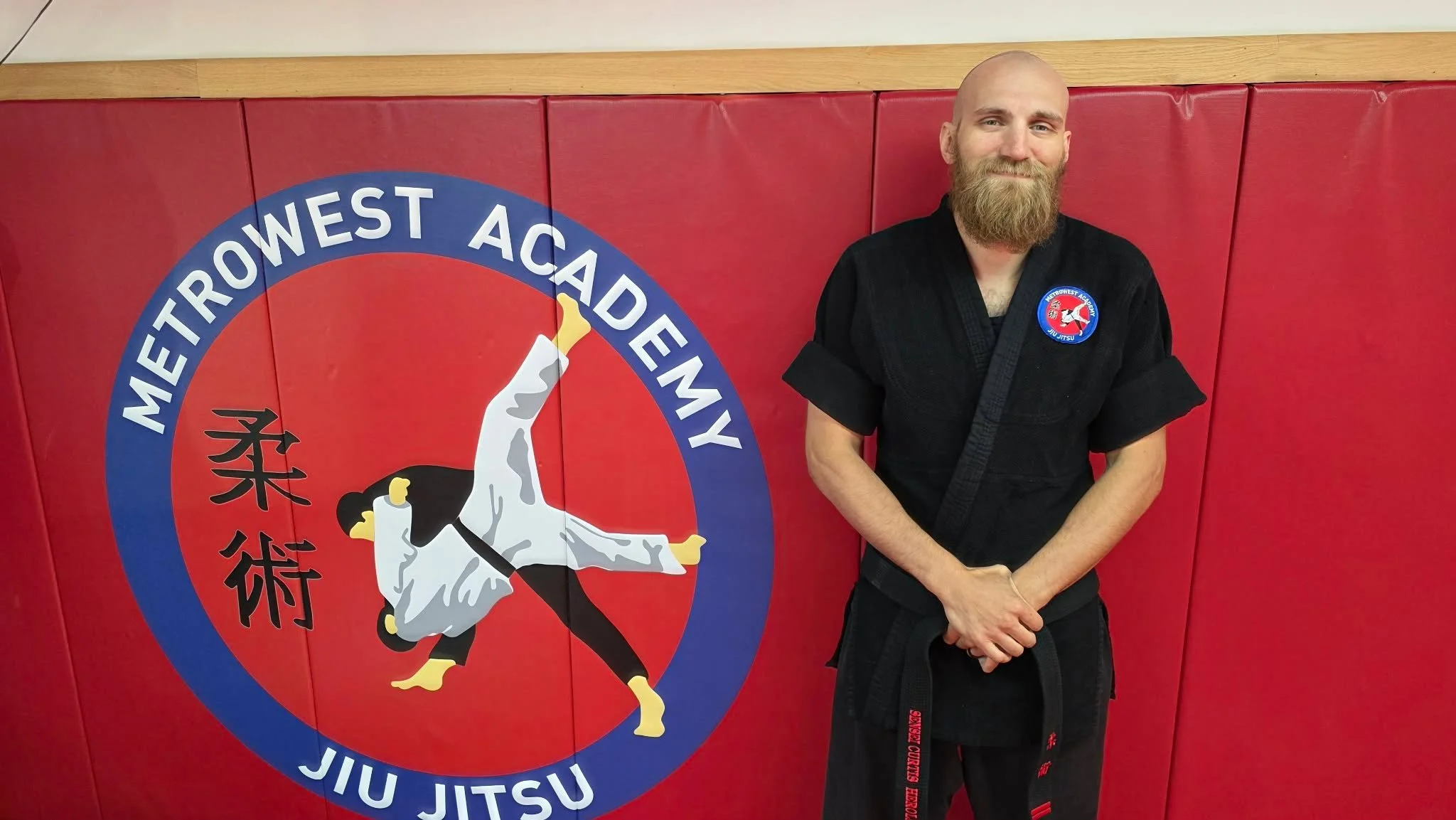 Sensei Curtis H, second-degree black belt and instructor at Metrowest Academy