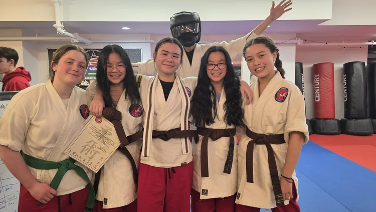Juniors students together at the Academy