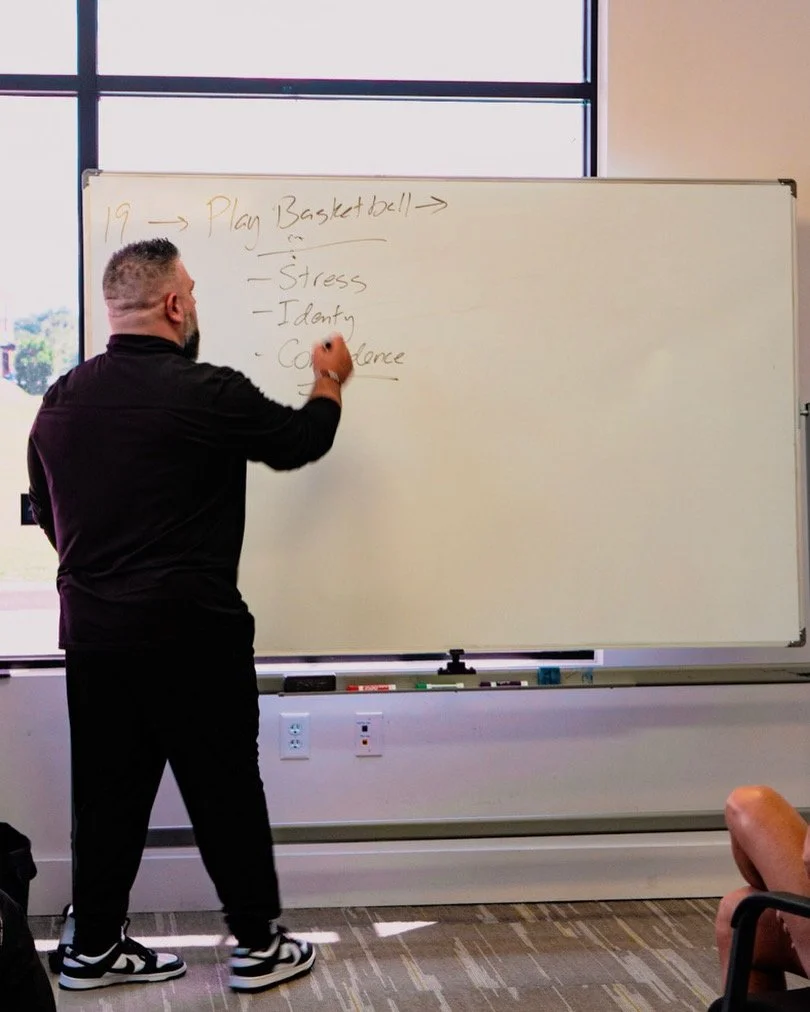 Teaching at the whiteboard