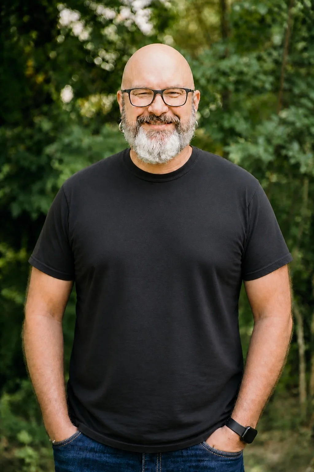 Bradley Grinnen standing outdoors