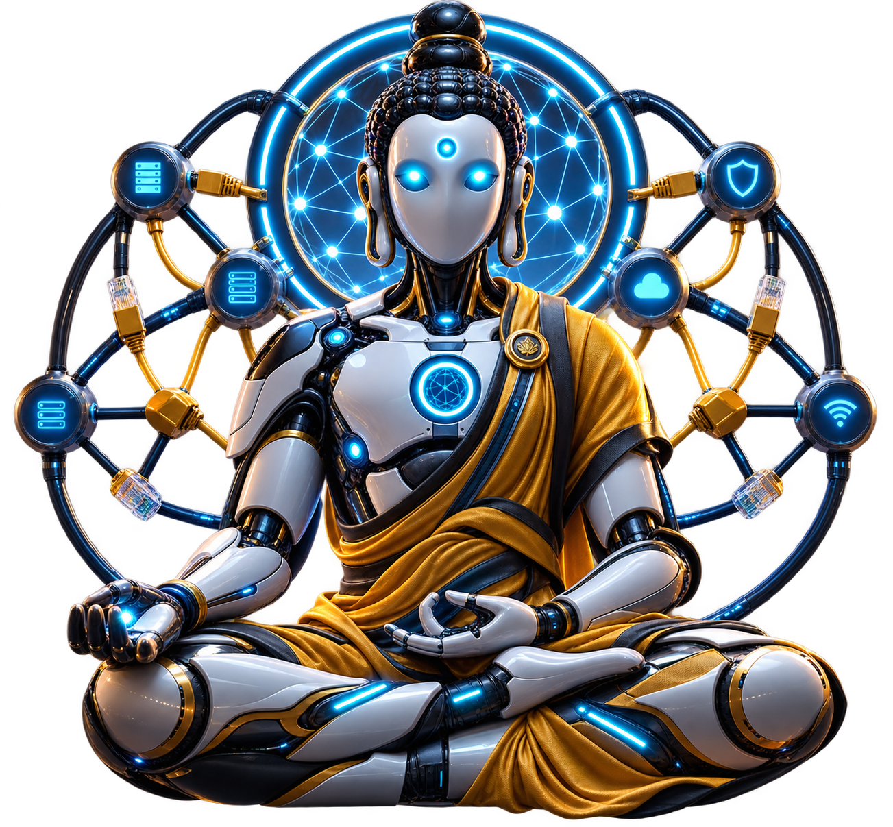 3D Network Buddha