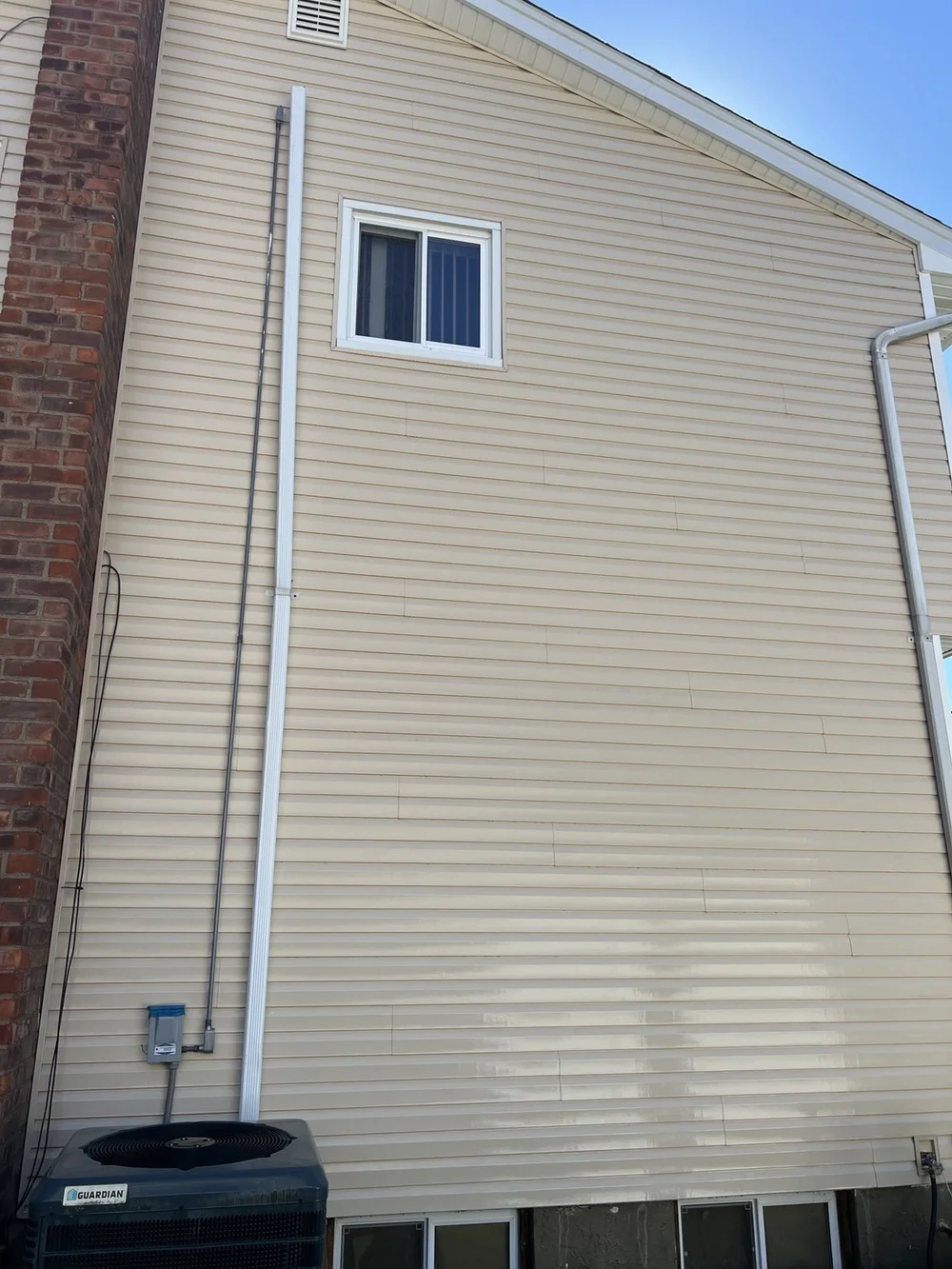 House soft washing after cleaning