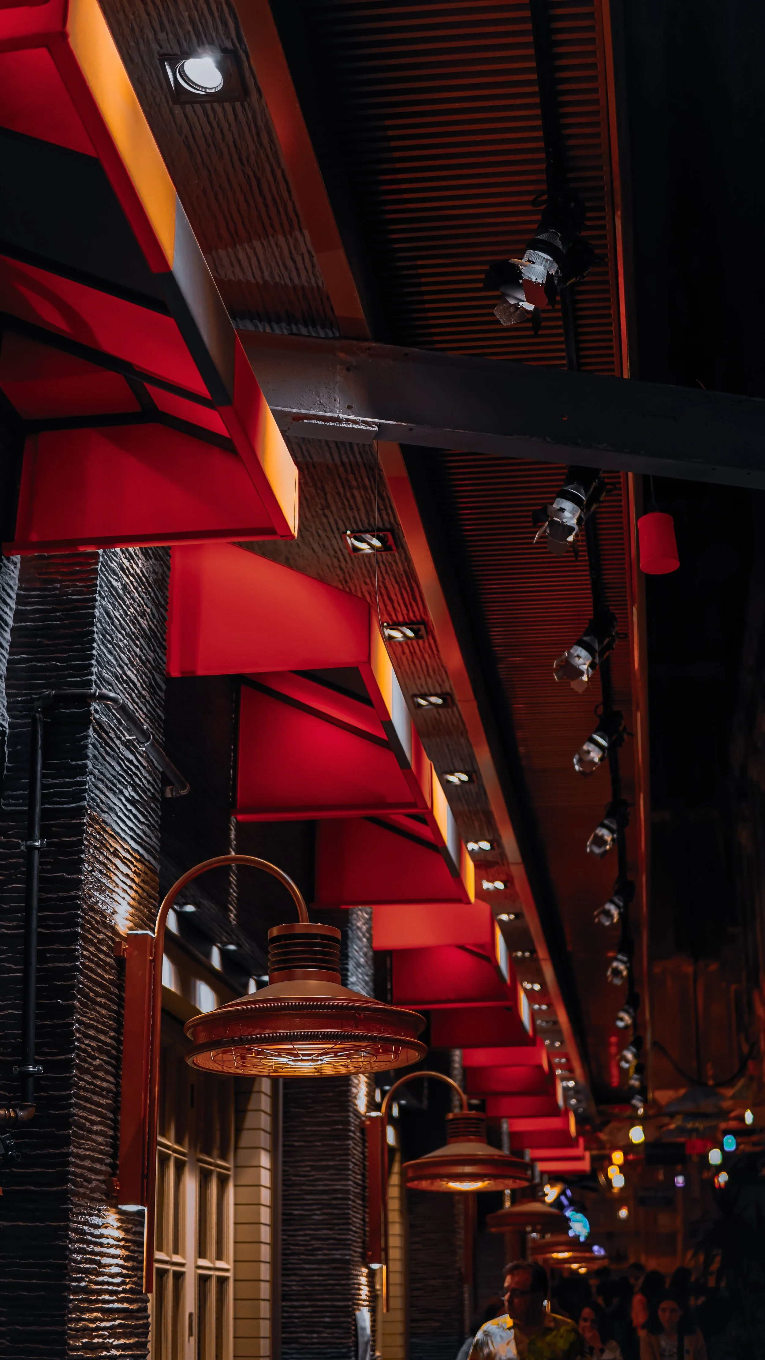 Commercial lighting installation by Victor Contractors