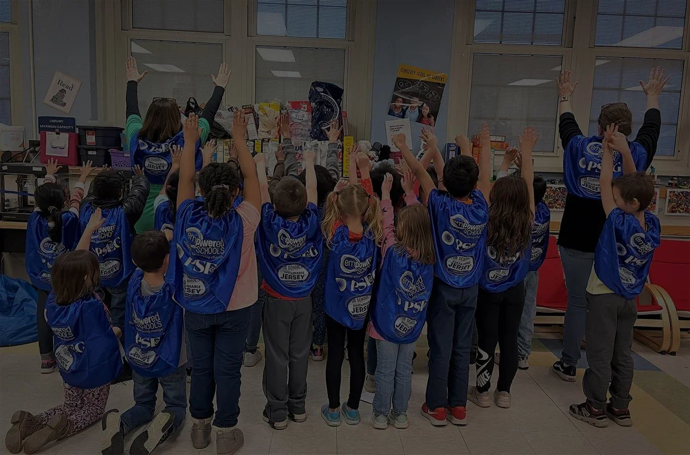 Students participating in EmPowered Schools energy learning