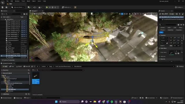 Working in Unreal Engine / CEA Creator Series masterclass example