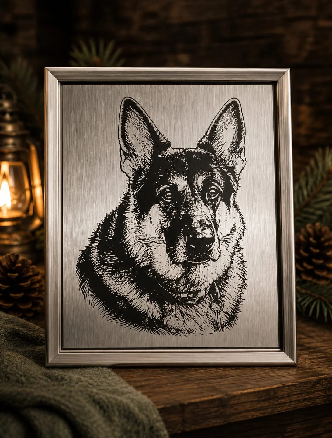 Custom pet memorial plaque handcrafted in Maine