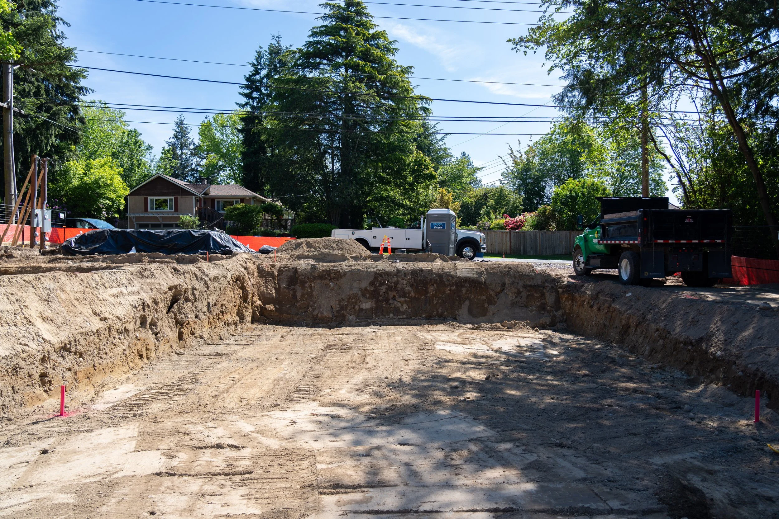 Excavation in progress
