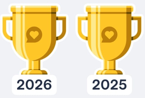 Nextdoor Neighborhood Fave trophies, 2026 and 2025