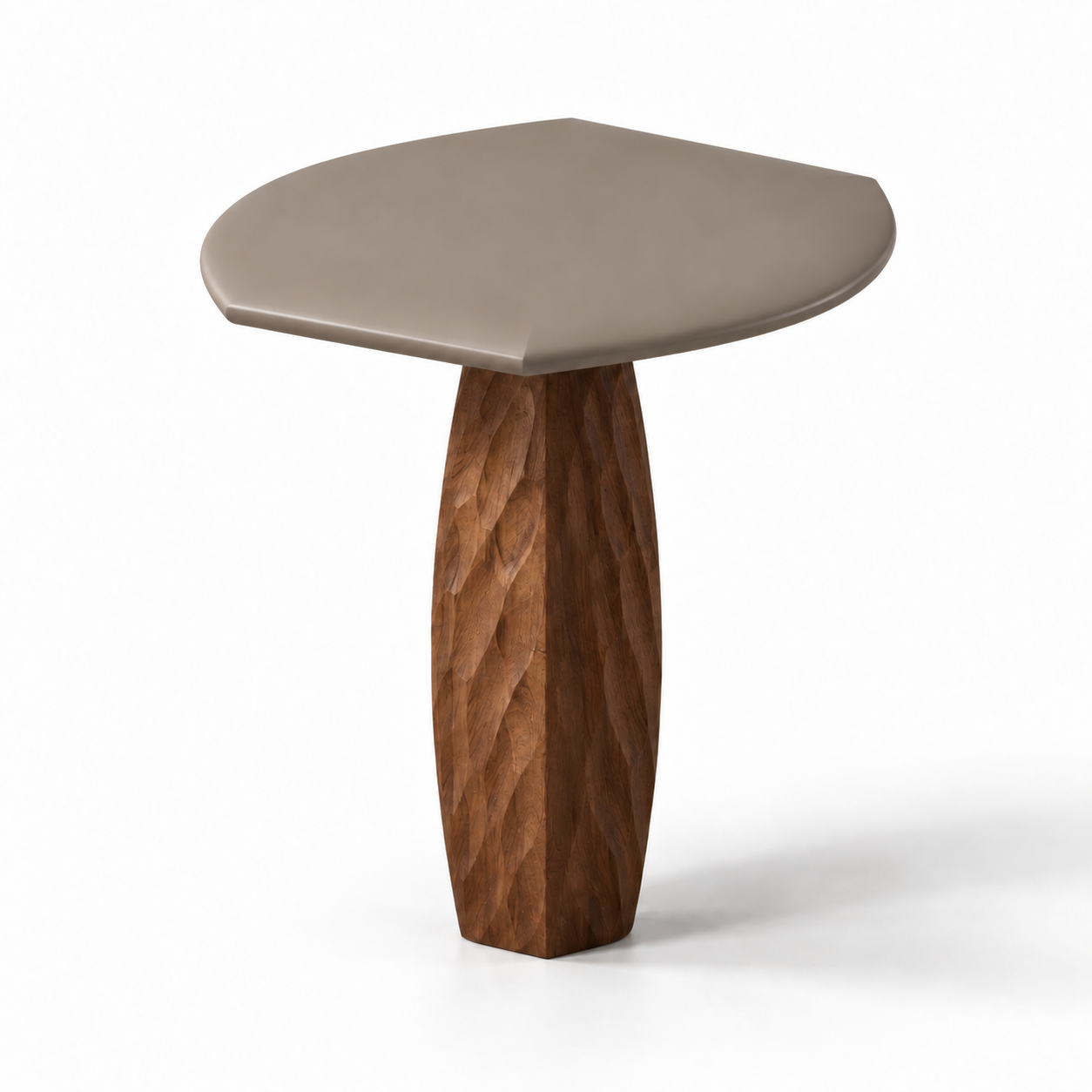 TAPER Center Table / Taupe lacquer